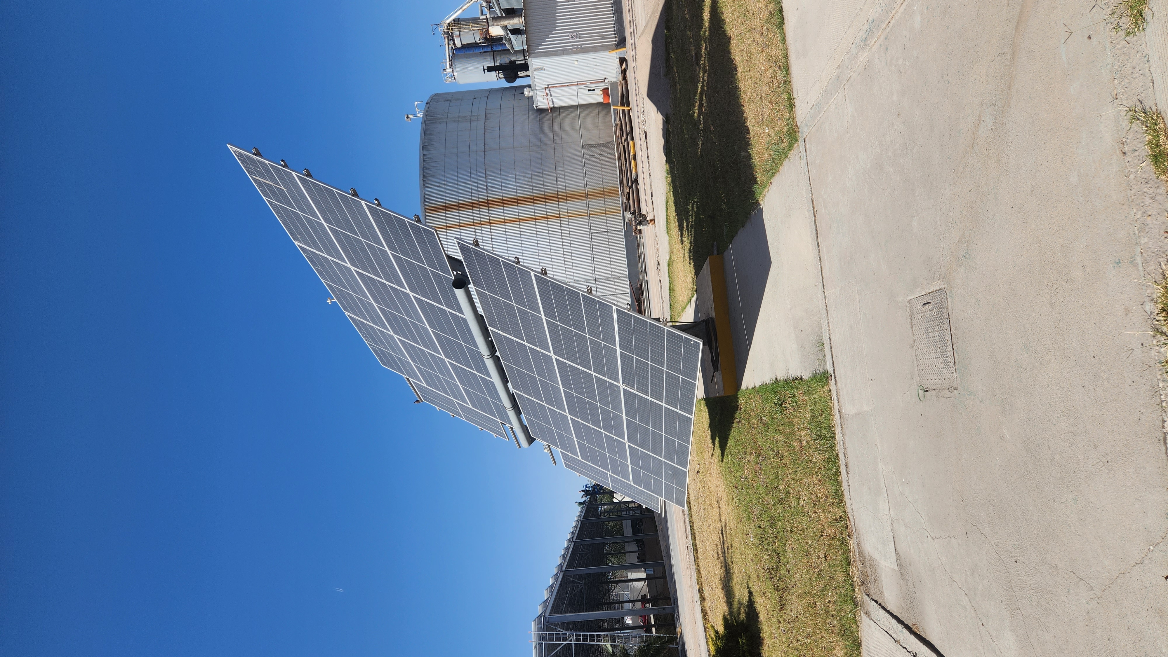 Sistema solar industrial Asfalto