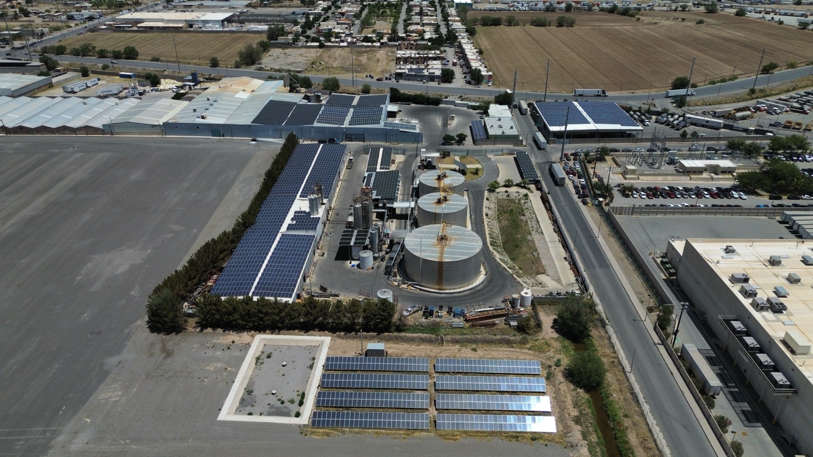 Sistema solar industrial Planta Cummins Juárez