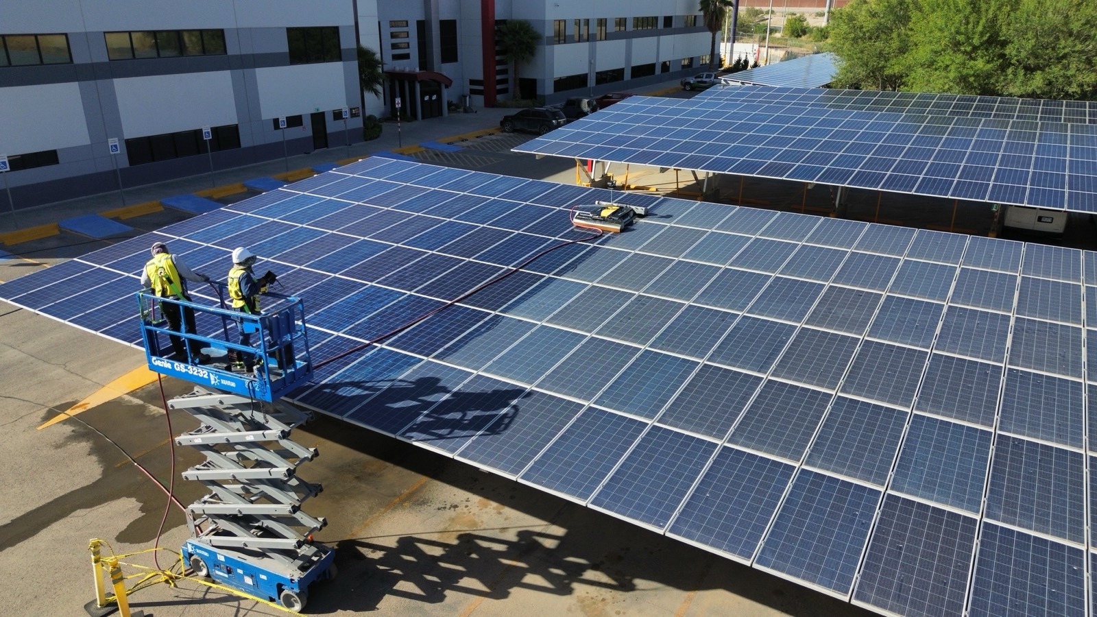 Mantenimiento de paneles solares