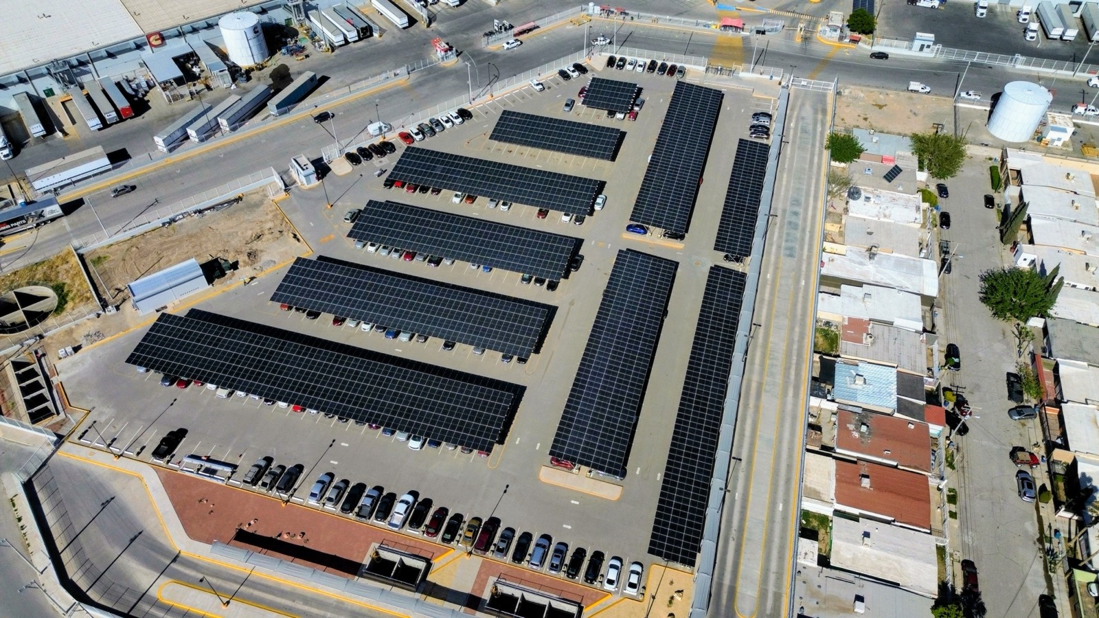 Sistema solar industrial en Ciudad Juárez